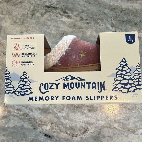 Cozy Mountain Memory Foam Women’s Slippers - Picture 2 of 10